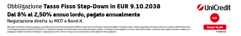 Obbligazioni Tasso Fisso