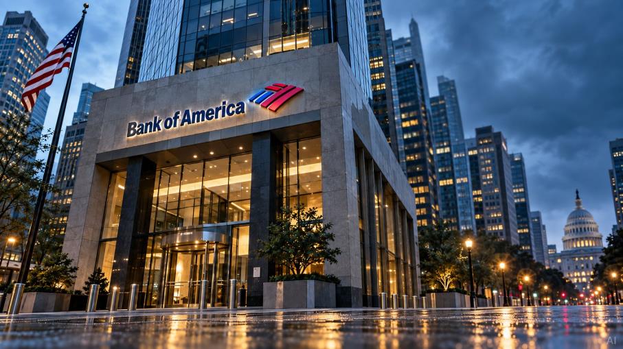 Azioni Bank of America sotto pressione con T-Note oltre il 5%