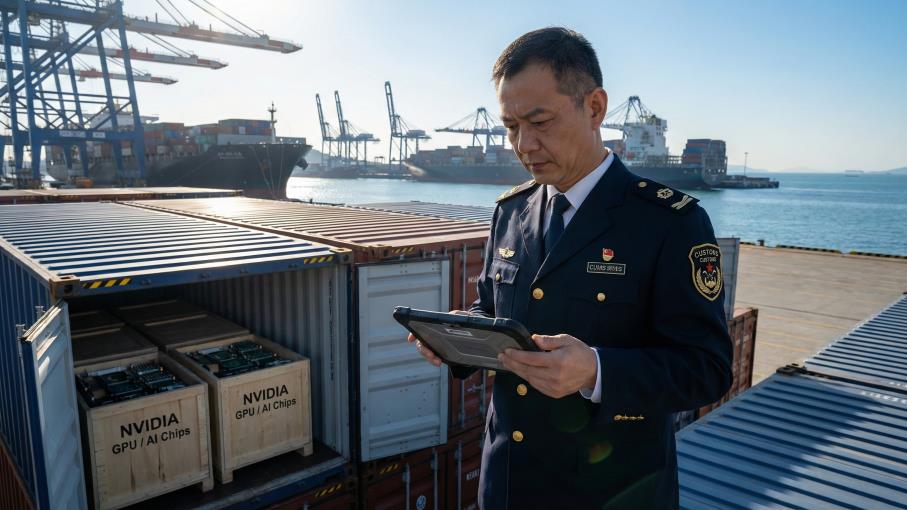 Nvidia: la dogana cinese vieta il passaggio dei chip H200