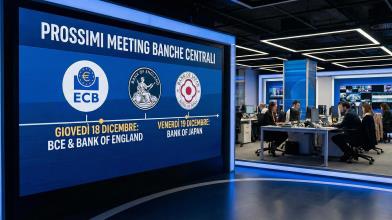 Meeting BCE, BoE e BoJ 18-19 dicembre 2025: cosa aspettarsi?