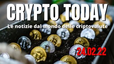 Crypto Today: il Bitcoin crolla su invasione russa in Ucraina