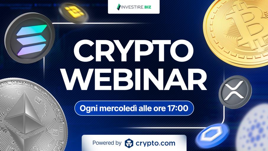 Cripto Webinar del mercoledi