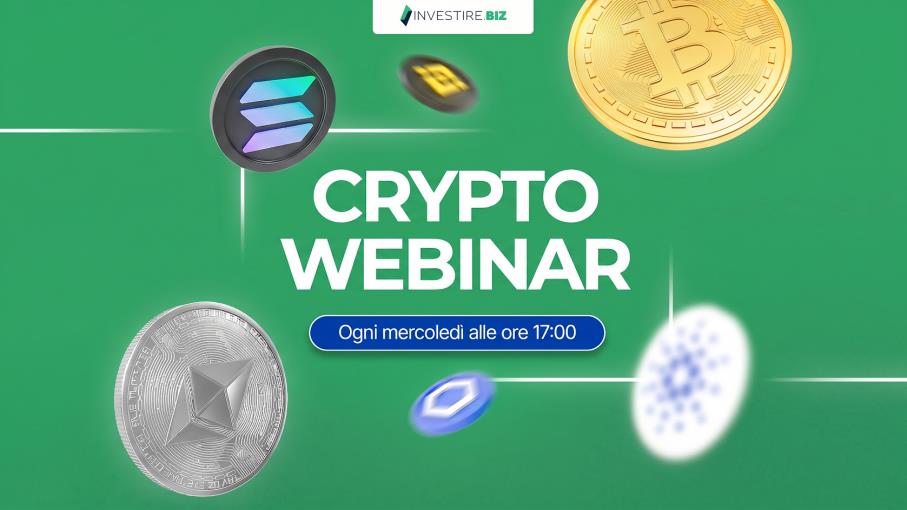 Cripto Webinar del mercoledi